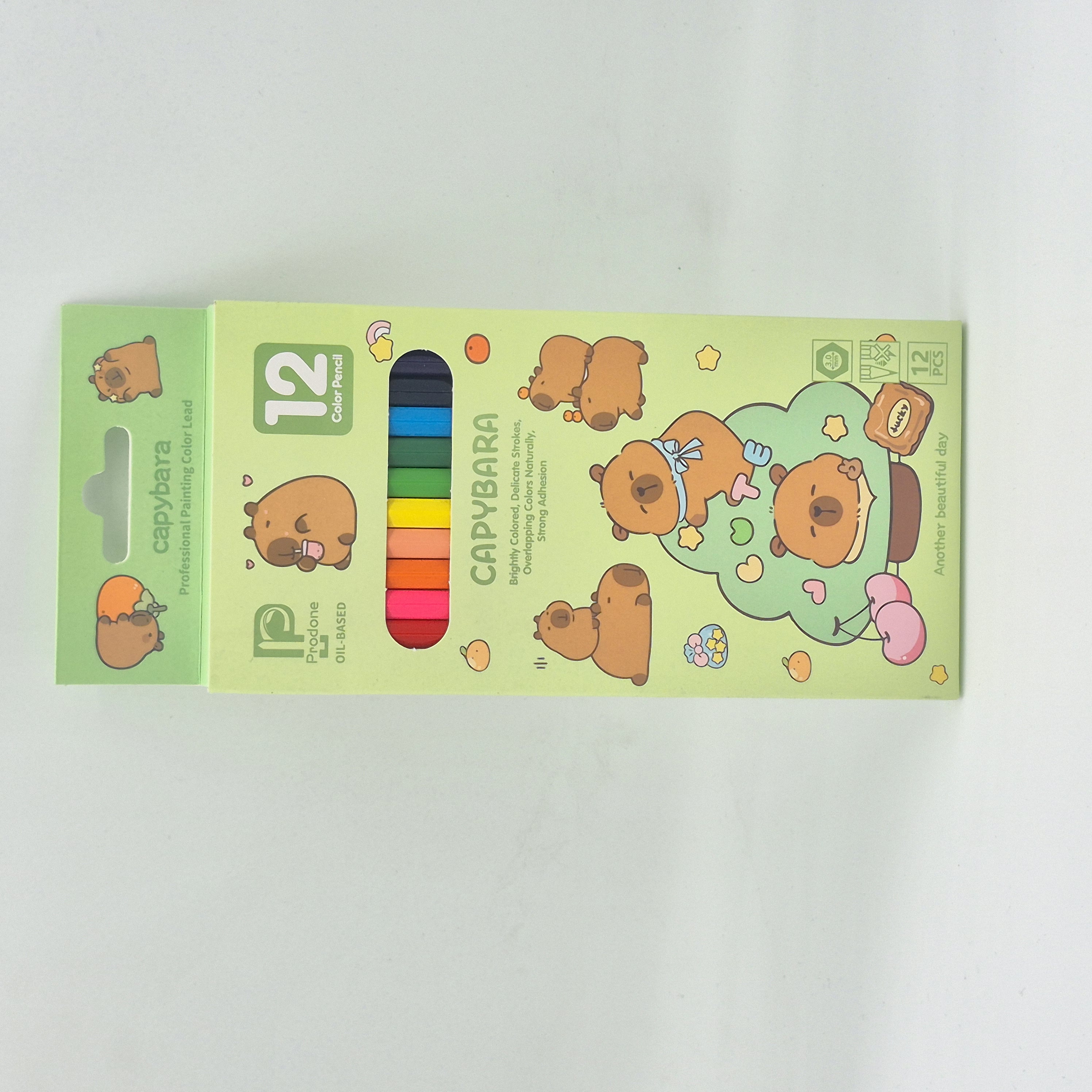 مداد رنگی ۱۲ رنگ CAPY BARA