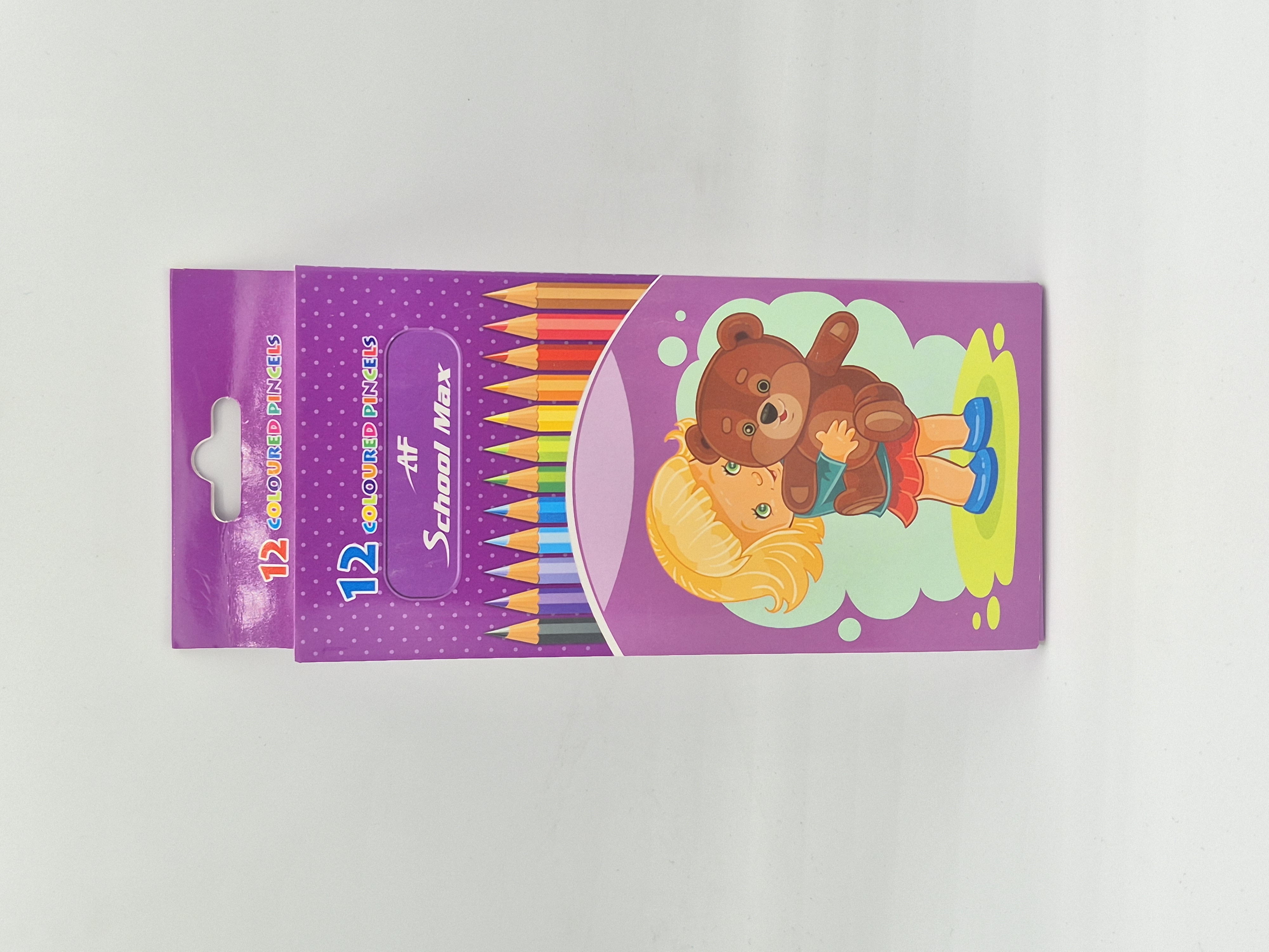 مداد رنگی ۱۲ رنگ اسکول مکس